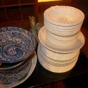 A quantity of Oriental Line Wedgewood porcelain and other items