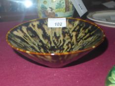 A Chinese tortoiseshell glazed Ji Zhou kiln bowl