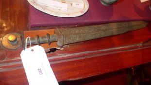 An antique Chinese short sword