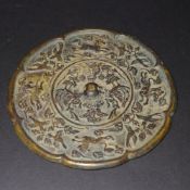 A Chinese bronze Han style mirror