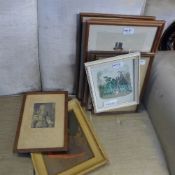 A collection of eight prints including the Heal, the Boss and other spy prints