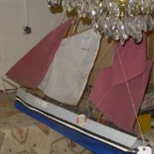 A model pond yacht