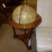 A C20th globe on stand
