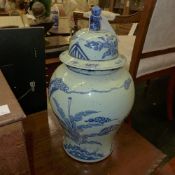 A pair of Chinese temple vases with Fo d