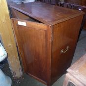 A C19th mahogany campaign press having p