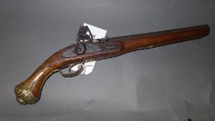 A C16th style flintlock pistol