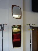 2 1970's Wall Mirrors