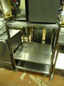 *Stainless Steel Mobile Rack Ref: BA 119