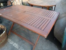 Teak Patio Table