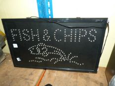LED Fish & Chip Shop Sign