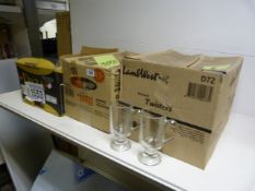 3 Boxes of Latte Glasses