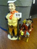 Leonard Street Pottery Figurine & A Staffordshire Figurine