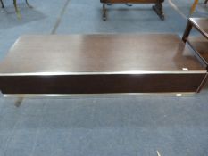 Mahogany Effect Low TV Stand