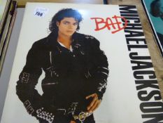 Collection of Michael Jackson Lp Redords