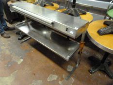 *Stainless Steel Servery Shelf with Heated Lamp Ref: BA 121