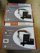 2 CCTV Camera Kits