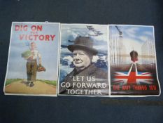 3 Reproduction War Posters