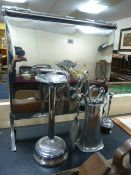 Chrome Fire Screen - Companion Set etc