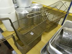*4 Deep Fat Fryer Baskets