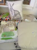 *Selection of Cushions - Curtains etc