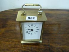 Brass Carriage Clock
