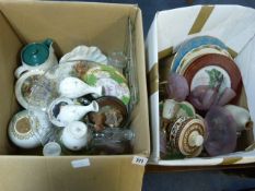 2 Boxes of Older China & Glassware