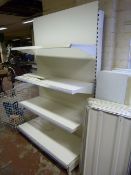 Up to 11 Bays of HMY Adjustable Supermarket Style Shelving
