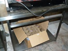 *Stainless Steel Preparation Table with Under Shelf Ref BA 82