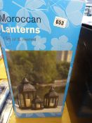 *Set of 3 Moroccan Lanterns