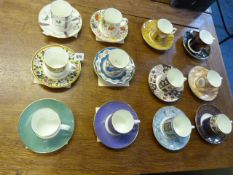12 Coalport Museum Coffee Cup Collection Sets