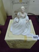 Boxed Coalport Figurine - Samantha