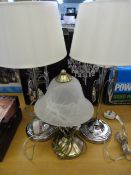 *3 Table Lamps & Shades