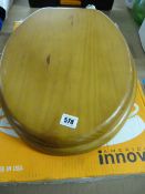 *Wood Toilet Seat