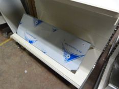 *1.1m Stainless Steel Shelf with Brackets Ref: 131
