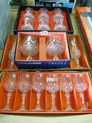 4 Sets of Boxed Glasses