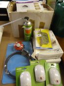 *Quantity of Plug in Night Lights - Propane Hose & Regulator - Door Locks etc