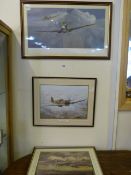 3 Framed Spitfire Pictures