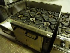 *Gas Fired 6 Burner Commercial Cooker Ref: BA 56