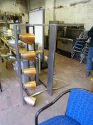 5 Lamp Stainless Steel Servery Over Shelf