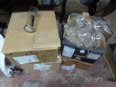 *4 Boxes of Various Glassware