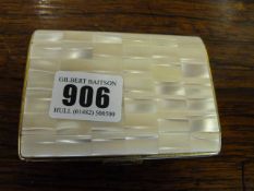 Ronson Mother of Pearl Cigarette Case