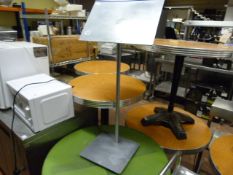 Metal Lecturn in Silver Finish