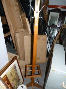 1970's Beech Hat - Coat & Umbrella Stand