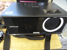 In Focus Projector & Portable Screen