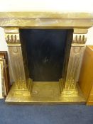 Gold Coloured Fire Surround