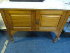 Edwardian Wash Stand with Marble Top