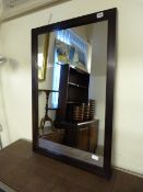 Mahogany Framed Wall Mirror