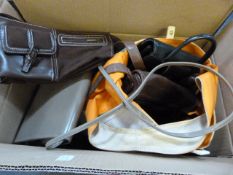 Box containing Various Handbags etc