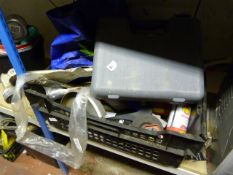 Box Containing Grinding Discs - Inflation Pumps etc