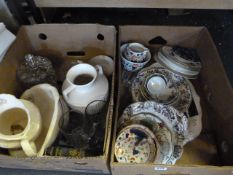 3 Boxes of Bric-a-Brac includer Older China & Glasswares